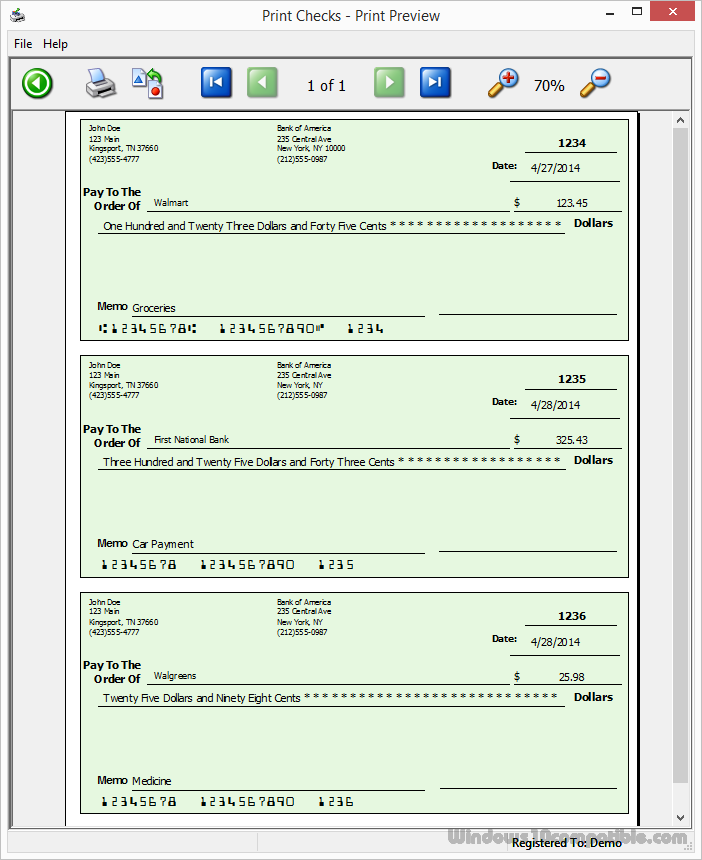 how to print my own personal checks